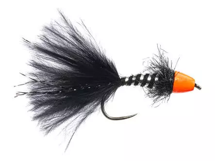 Marks TG Marabou Leech BL Hot Black