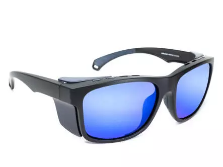 Polbrillen solano CRAB - blue mirrored