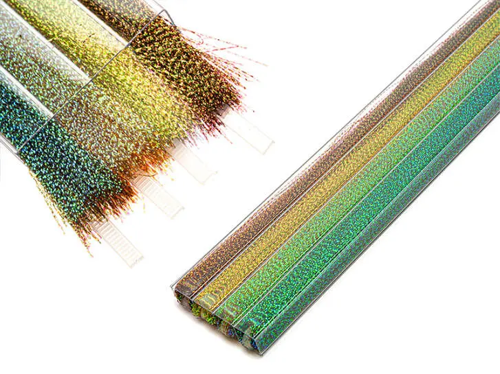 KRYSTAL FLASH PRO  hotfly - 4 colour box - 420 mm - olive brown mix
