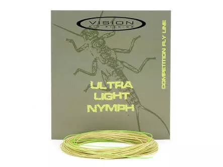 Vision ULTRA LIGHT NYMPH FLY LINE 0,58 mm Fliegenschnur...