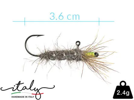 Allis Giant X-Heavy 3X TG Peeping Caddis Green