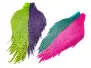 4 HALBE HAHNENBÄLGE hareline - tyers 4 color dyed grizzly salmon steelhead starter cape set