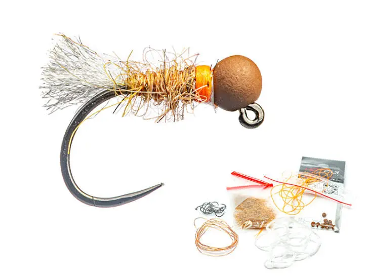 Antron Butt Nymph Fliegenbinde Set