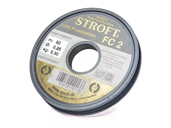 Fluorocarbon Vorfachmaterial stroft FC2 - 50 m