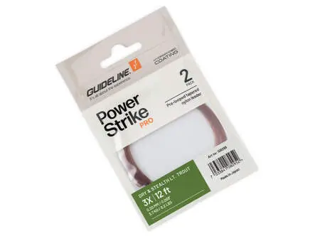 Vorfach guideline POWER STRIKE PRO - dry & stealth lt. trout - 365 cm / 12 ft - 0,20 mm