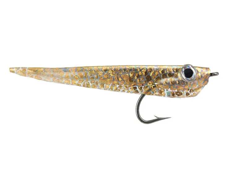Gummy Minnow - Mottled Gold