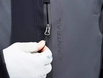 Watjacke finntrail WADEMAN dark grey - M