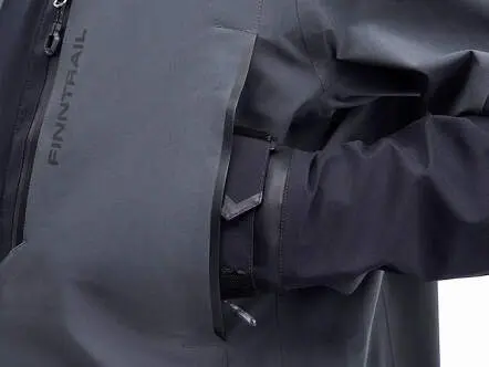 Watjacke finntrail WADEMAN dark grey - M