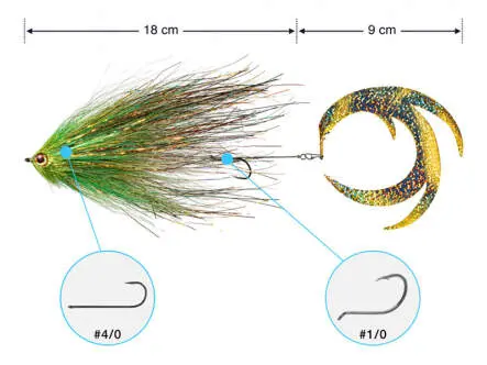 Pike Streamer PRO Chartreuse Gold