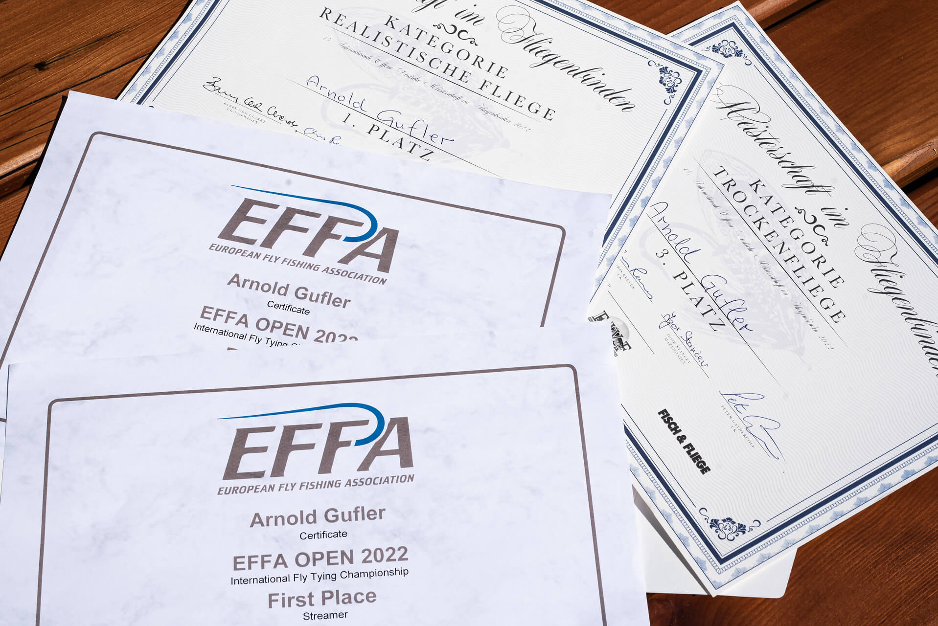EFFA European Fly Fishing Association Deutsche Meisterschaft im Fliegenbinden