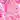 XXL PREDATOR BRUSH hotfly - clear barred - 100 mm - pink